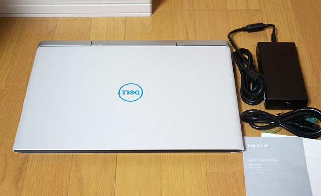 「DELL G7 15（7588）」の同梱物はこちらのようになっています。（選択したオプションにより異なります。）