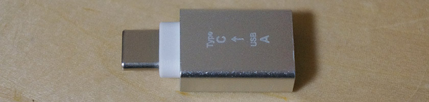 100均で購入できるUSB Type-C 変換アダプタが気軽で便利！