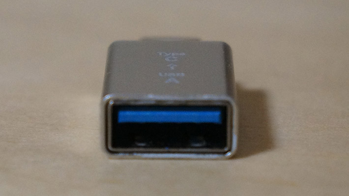 こちらがUSB（Type-A）側（メス）